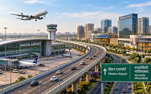 हिंडन एयरपोर्ट से सीधे जुड़ेगी गाजियाबाद की प्रस्तावित एयरोसिटी, GDA ने शुरू किया कनेक्टिविटी सर्वे
