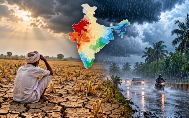 देश में इस साल 13वां सबसे सूखा मानसून