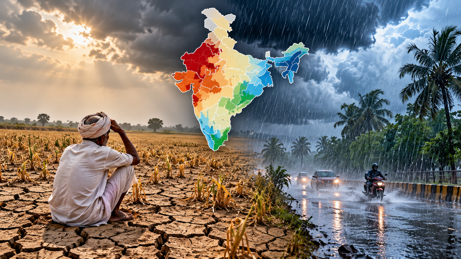 देश में इस साल 13वां सबसे सूखा मानसून