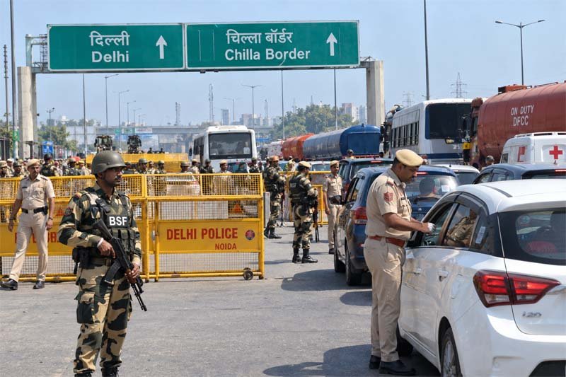 CJP प्रदर्शन से पहले दिल्ली-एनसीआर में हाई अलर्ट, नोएडा बॉर्डर पर BSF तैनात; यूपी में कई नेता नजरबंद