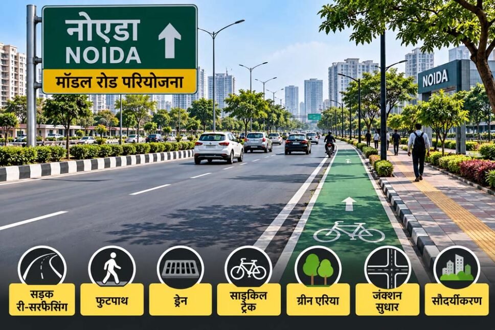नोएडा में 15 सड़कें होंगी मॉडल रोड, 47.27 किमी हिस्से पर 263.77 करोड़ खर्च की योजना