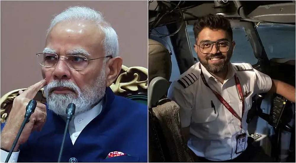 विमान संकट में बहादुरी दिखाने वाले कैप्टन स्मित मच्छर को 21 लाख रुपये देंगे मोरारी बापू