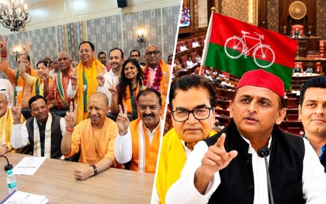 यूपी से राज्यसभा के लिए 10 सदस्य निर्विरोध निर्वाचित, भाजपा के 8 और सपा के 2 उम्मीदवार जीते