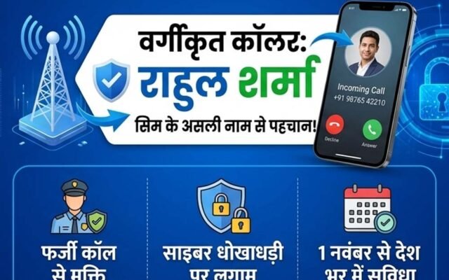 1 नवंबर से फोन पर कॉल करने वाले का नाम दिखाने की तैयारी, 4G-5G यूजर्स को मिलेगी नई सुविधा