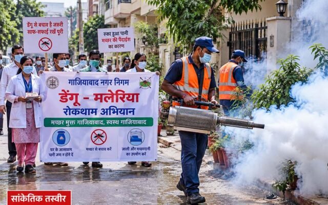 गाजियाबाद में डेंगू-मलेरिया पर रोकथाम के लिए आज से दस्तक अभियान, 31 अक्टूबर तक चलेगा जागरूकता कार्यक्रम