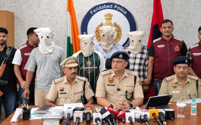 फरीदाबाद में 1.04 करोड़ की डकैती का खुलासा, पीड़ित का पड़ोसी ही निकला साजिशकर्ता