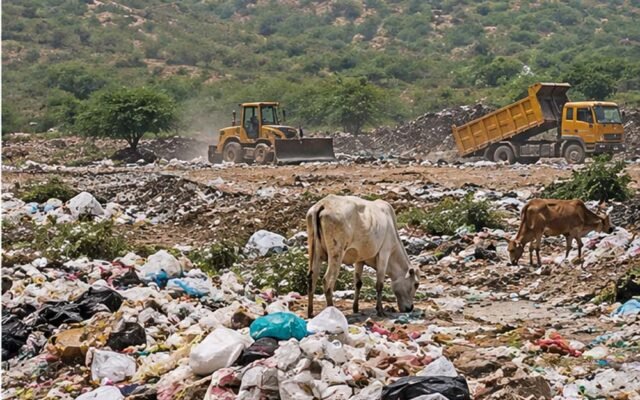 फरीदाबाद में कब्जे से मुक्त कराई गई अरावली की जमीन पर कचरे का ढेर, निगरानी व्यवस्था पर उठे सवाल