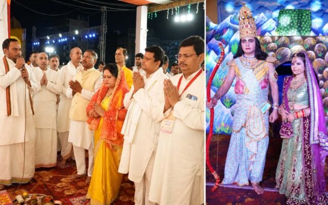 नोएडा के महर्षि नगर में रामलीला का भावपूर्ण मंचन, राम-केवट संवाद और भरत मनावन ने मोहा मन