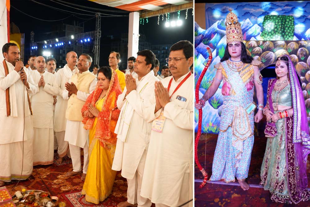 नोएडा के महर्षि नगर में रामलीला का भावपूर्ण मंचन, राम-केवट संवाद और भरत मनावन ने मोहा मन