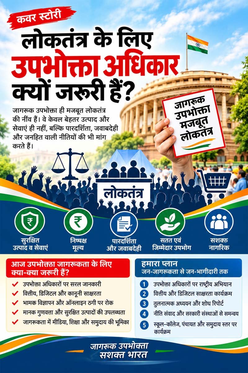 ग्राहक सिर्फ खरीदार नहीं, अधिकारों वाला नागरिक है!