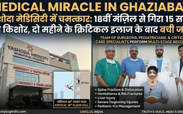 18वीं मंजिल से गिरा 15 साल का किशोर, यशोदा मेडिसिटी के डॉक्टरों ने 2 महीने की जंग के बाद दी नई जिंदगी